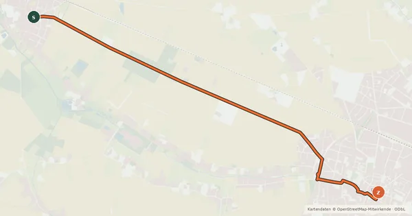 Kartenübersicht der Radroute Radroute 37-40