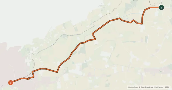 Kartenübersicht der Radroute Radroute 39-71