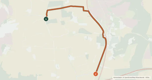 Kartenübersicht der Radroute Radroute 40-41
