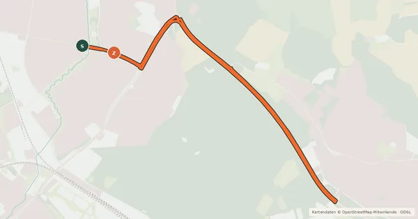 Kartenübersicht der Radroute Radroute 42-79
