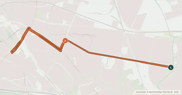 Kartenübersicht der Radroute Radroute 42-88