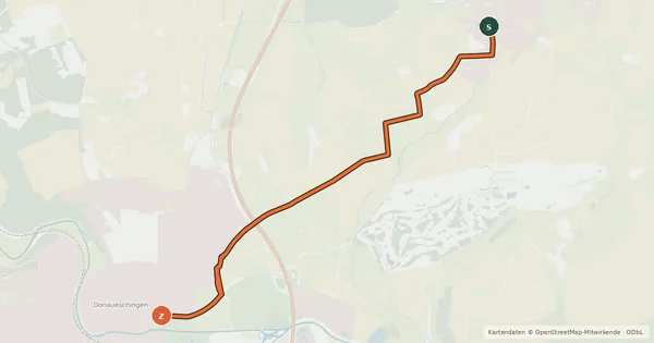 Kartenübersicht der Radroute Radroute 45-53