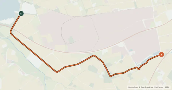 Kartenübersicht der Radroute Radroute 46-49