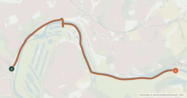 Kartenübersicht der Radroute Radroute 51-80