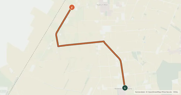 Kartenübersicht der Radroute Radroute 58-84