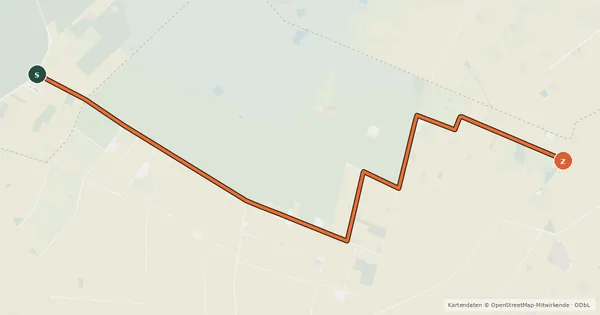 Kartenübersicht der Radroute Radroute 58-98