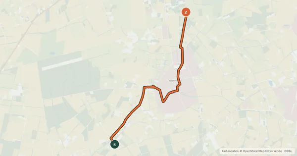 Kartenübersicht der Radroute Radroute 6-15