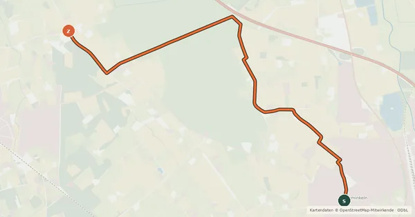 Kartenübersicht der Radroute Radroute 6-7