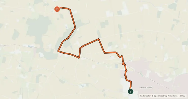 Kartenübersicht der Radroute Radroute 6-9