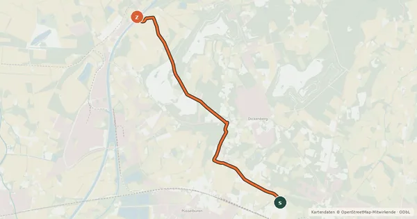 Kartenübersicht der Radroute Radroute 7-8