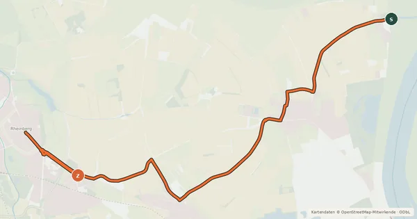 Kartenübersicht der Radroute Radroute 7-9