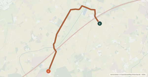 Kartenübersicht der Radroute Radroute 79-80