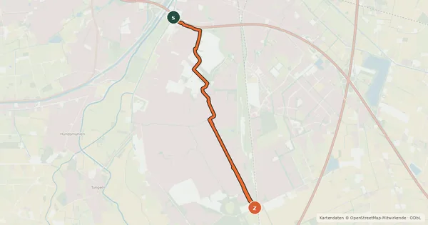 Kartenübersicht der Radroute Radroute 8-21