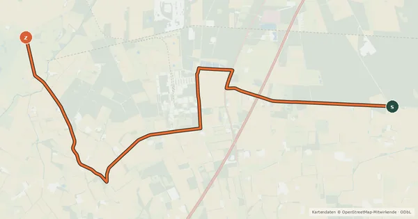 Kartenübersicht der Radroute Radroute 8-53