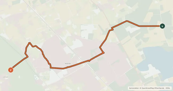 Kartenübersicht der Radroute Radroute 80-87