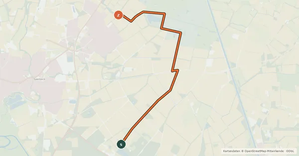 Kartenübersicht der Radroute Radroute 82-83