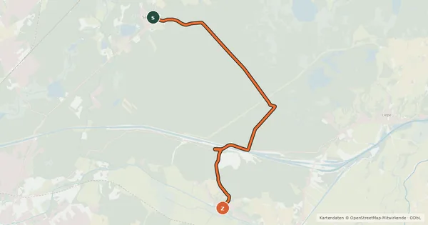 Kartenübersicht der Radroute Radroute 85-88