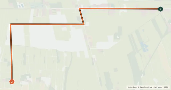 Kartenübersicht der Radroute Radroute 90-91