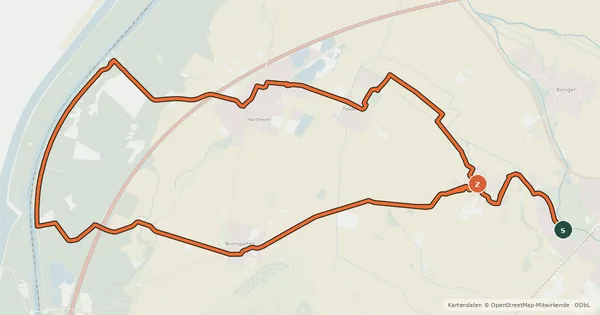 Kartenübersicht der Radroute Radroute R3