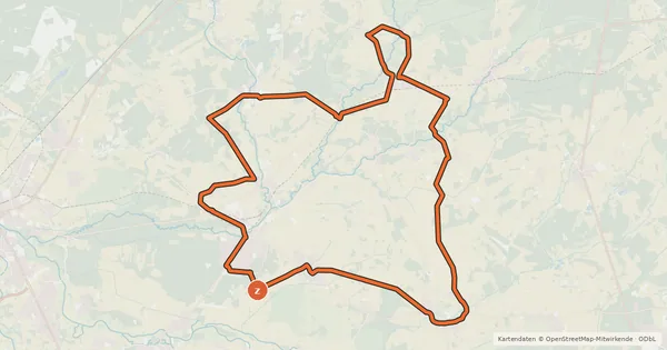 Kartenübersicht der Radroute Radroute R9