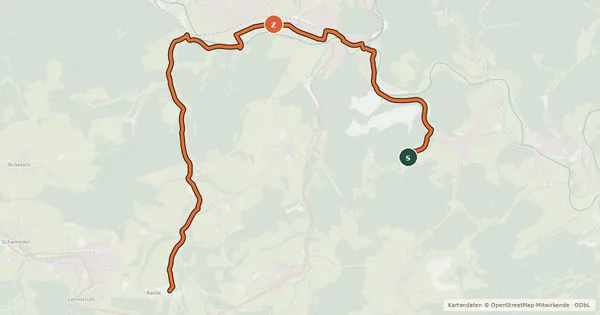 Kartenübersicht der Radroute Radroute SI 33