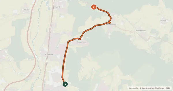 Kartenübersicht der Radroute Radroutennetz Landkreis GÖ R18