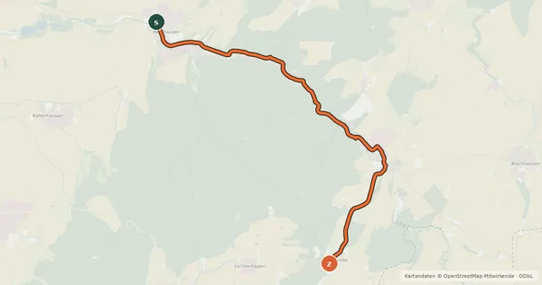 Kartenübersicht der Radroute Radroutennetz Landkreis Göttingen R11