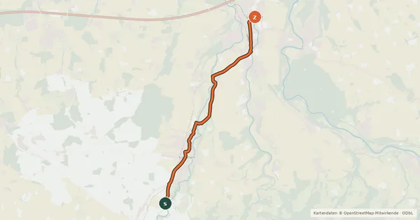 Kartenübersicht der Radroute Radstern Gmunden – Hauptroute