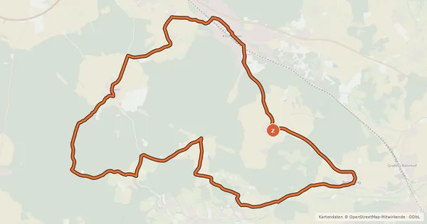 Kartenübersicht der Radroute Radtour 12 "Biergartentour", LKR Ebersberg