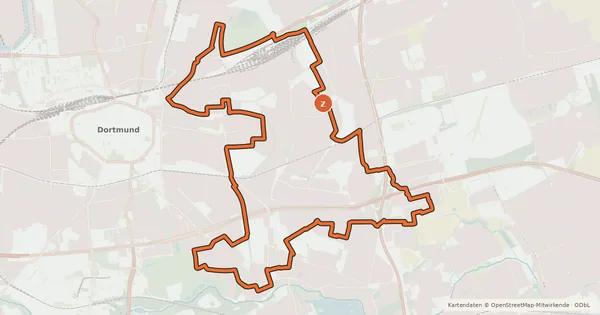Kartenübersicht der Radroute Radtour Nord