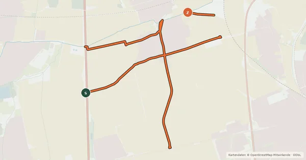 Kartenübersicht der Radroute Radverkehrsnetz FT-Eppstein