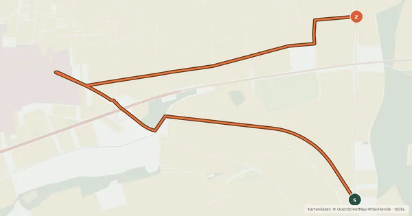 Kartenübersicht der Radroute Radverkehrsnetz Stadt Worms