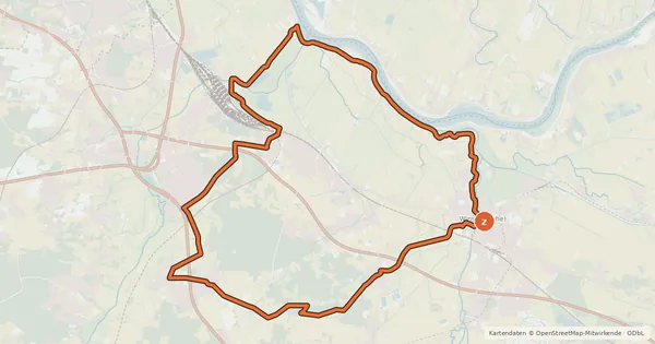 Kartenübersicht der Radroute Radweg 11