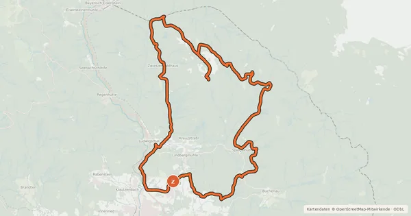 Kartenübersicht der Radroute Radweg 7