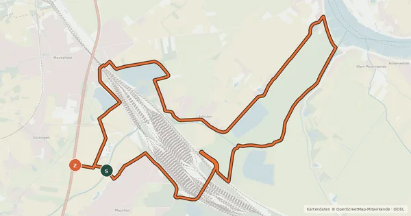 Kartenübersicht der Radroute Radweg 9
