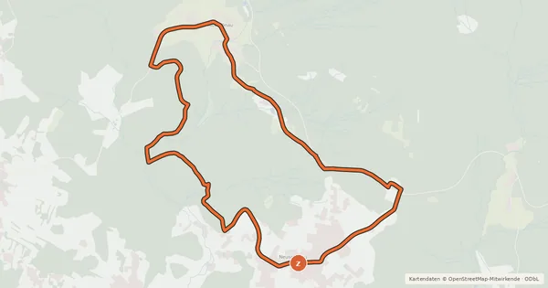 Kartenübersicht der Radroute Radweg 91