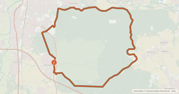 Kartenübersicht der Radroute Radweg Erlangen-Höchstadt R-Wanderweg 8