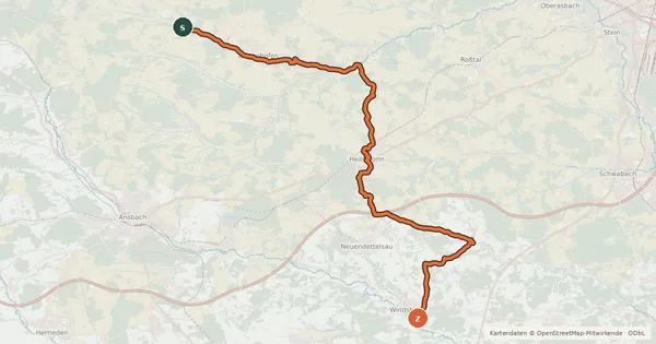 Kartenübersicht der Radroute Radweg für Genießer – Nordtour