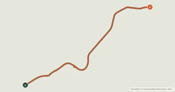 Kartenübersicht der Radroute RAVeL ligne 136A