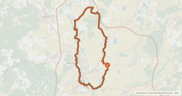 Kartenübersicht der Radroute Rhein-Main-Vergnügen Route 2