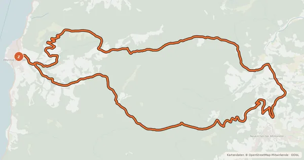Kartenübersicht der Radroute Richtberg - Mountainbikestrecke