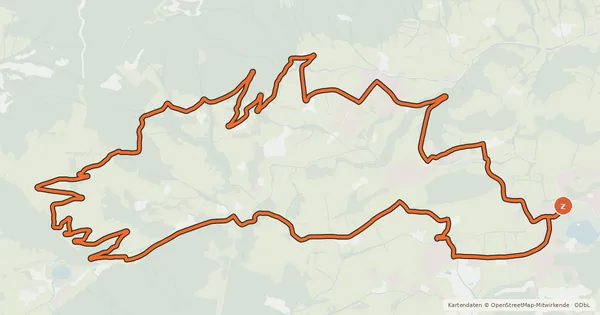 Kartenübersicht der Radroute Riegler & Schätzl Bikestrecke "Meislstein"