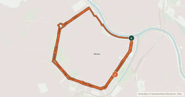 Kartenübersicht der Radroute Ring-Rund-Radweg