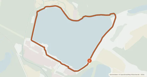 Kartenübersicht der Radroute RK 2 Dreiweiberner See