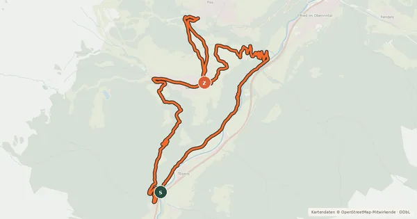 Kartenübersicht der Radroute Römerweg Tour