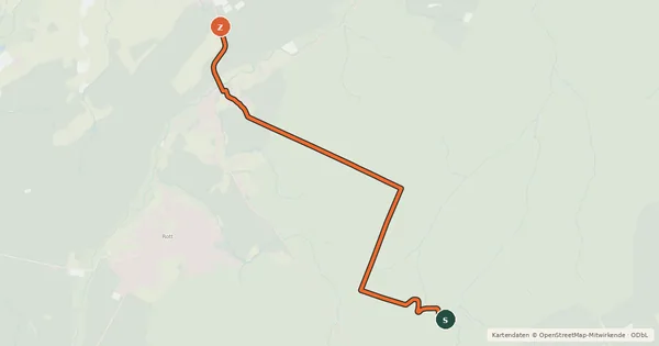 Kartenübersicht der Radroute Roetgen (8) - Stolberg (99)