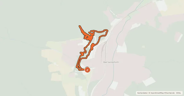 Kartenübersicht der Radroute Rollercoaster Flowtrail