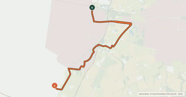 Kartenübersicht der Radroute Rondje Enschede