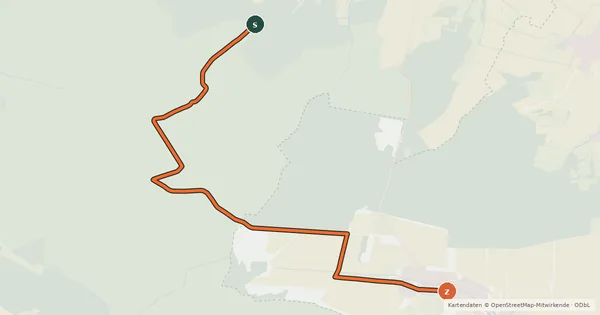 Kartenübersicht der Radroute Route 22-24 Leinetal