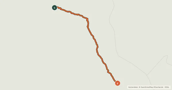 Kartenübersicht der Radroute Route des Grandes Alpes à vélo, étape 5, Bourg-Saint-Maurice / Val d'Isère